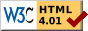 Valid HTML 4.01
          Transitional